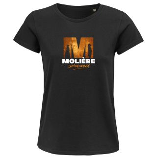 T-shirt Femme NOIR Logo Molière