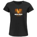 T-shirt Femme NOIR Logo Molière T-shirt Femme NOIR Logo Molière