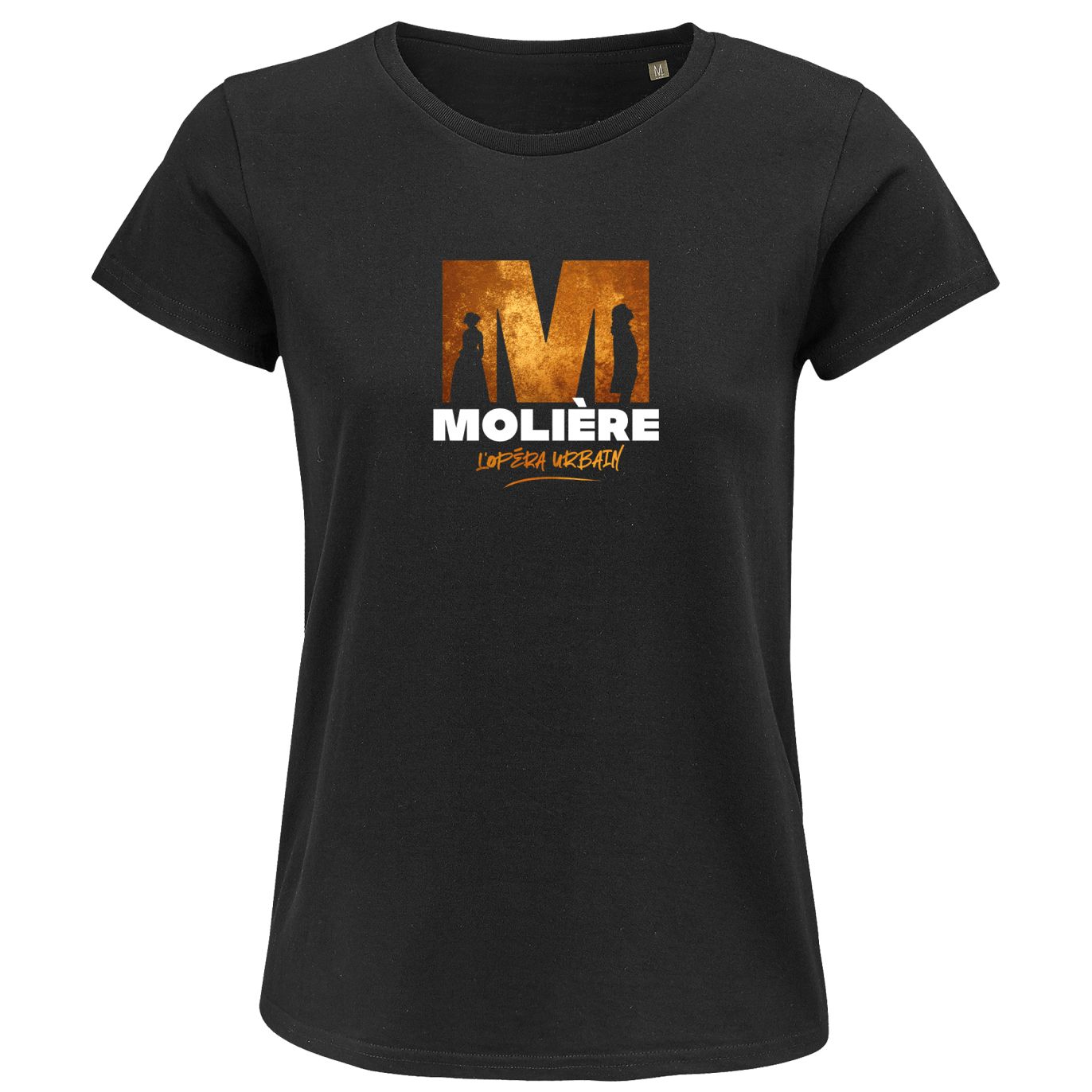 T-shirt Femme NOIR Logo Molière